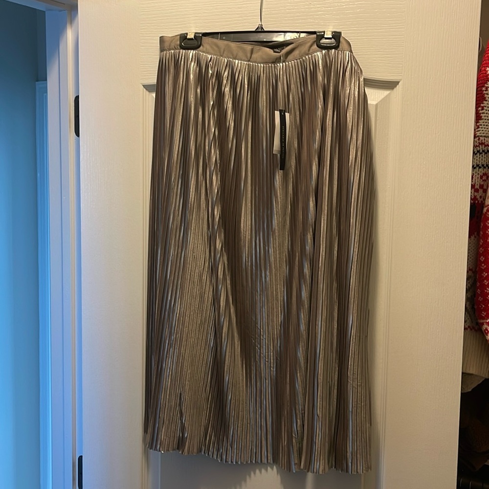 Banana Republiclic midi metallic skirt